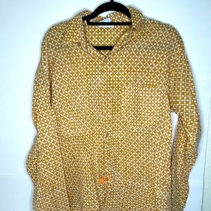 Lightweight beach shirt - screen printed in India